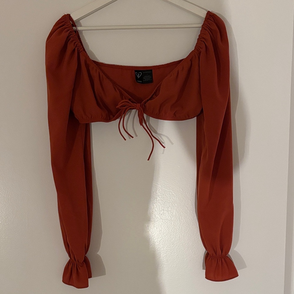 Windsor Rust Puff Sleeve Blouse